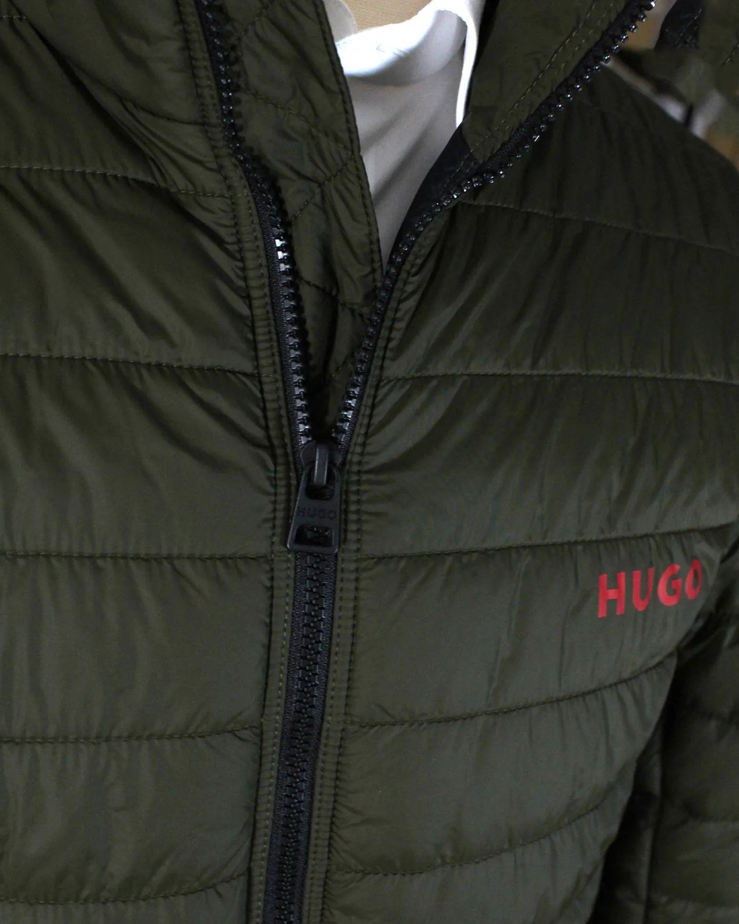 Hugo Boss Padded Jacket Dark Green Water Repellent EU 54 - XL BLACK FRIDAY SALE