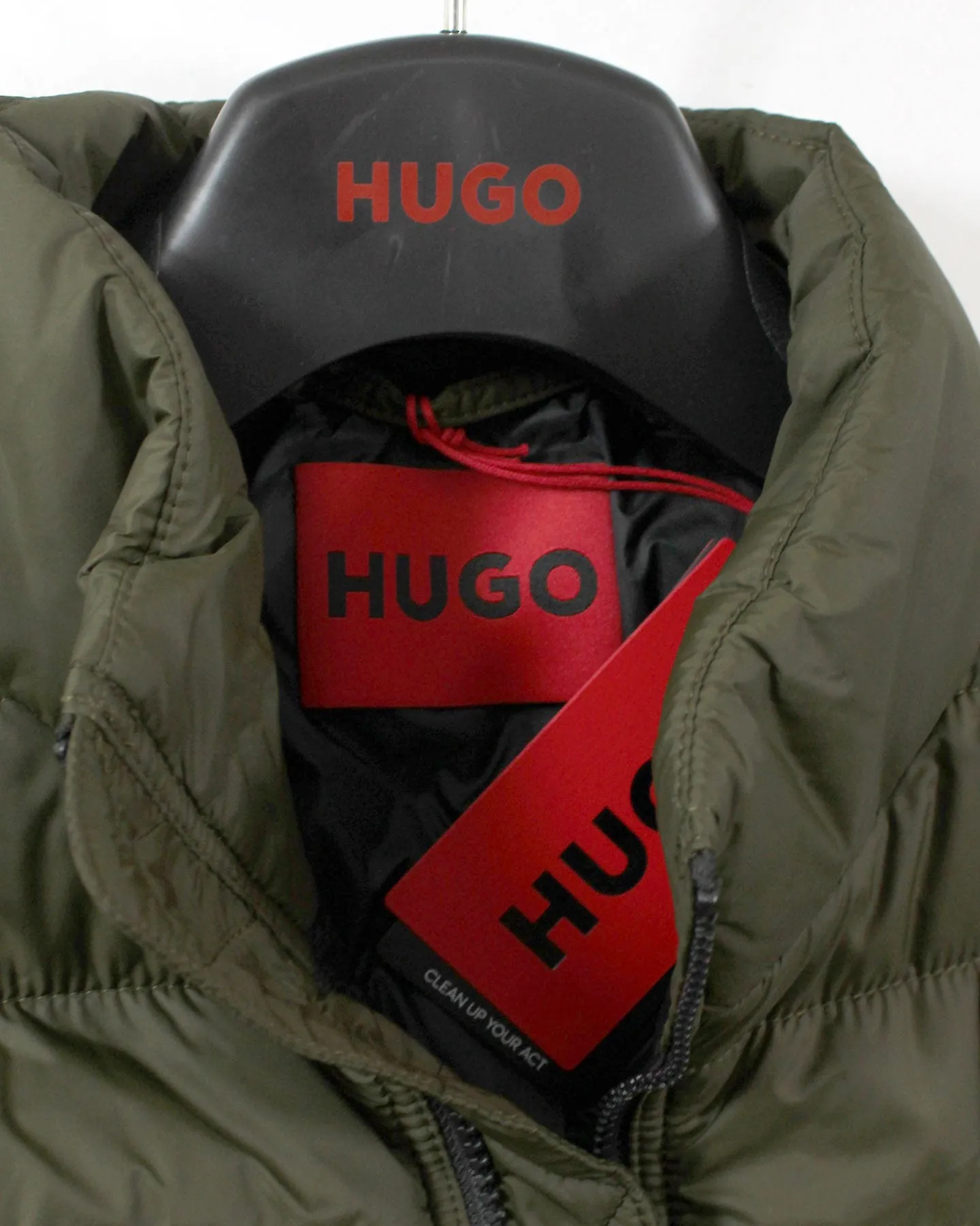 Hugo Boss Padded Jacket Dark Green Water Repellent EU 54 - XL BLACK FRIDAY SALE