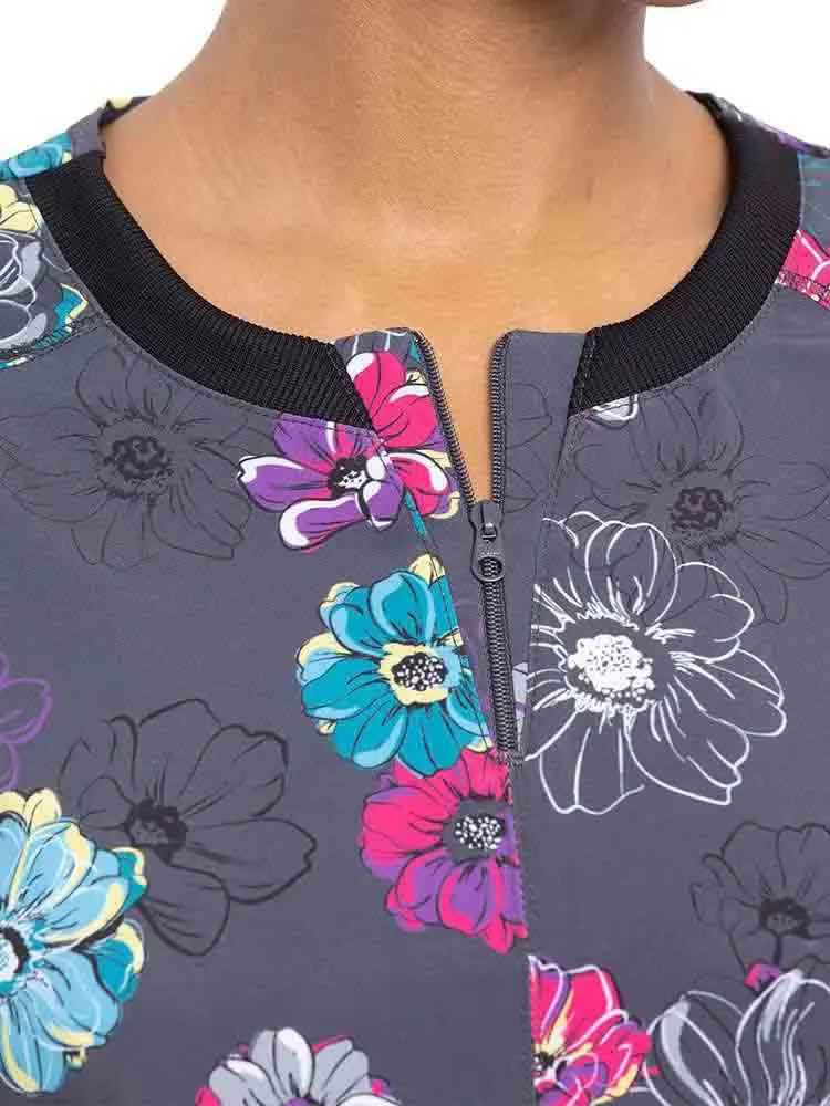 Infinity Women's Round Neck Print Top | Poppin' Floral