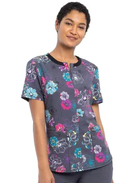 Infinity Women's Round Neck Print Top | Poppin' Floral