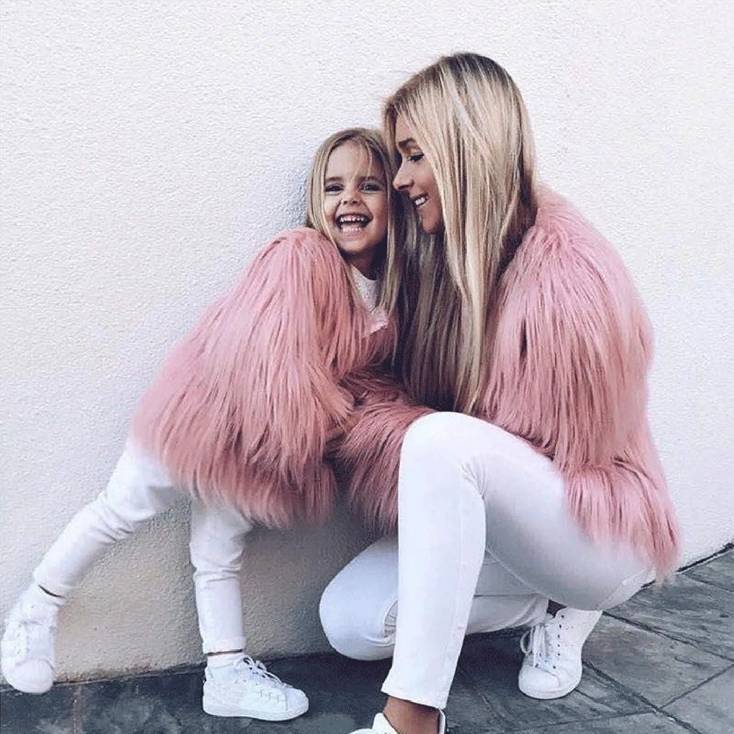 Kids Girl Faux Fur Vest Coat Toddler Winter Fleece Fuzzy Furry Jacket Sleeveless Coat Thick Warm Waistcoat Outwear
