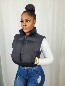 Miva Padded Vest Jackets (Black)