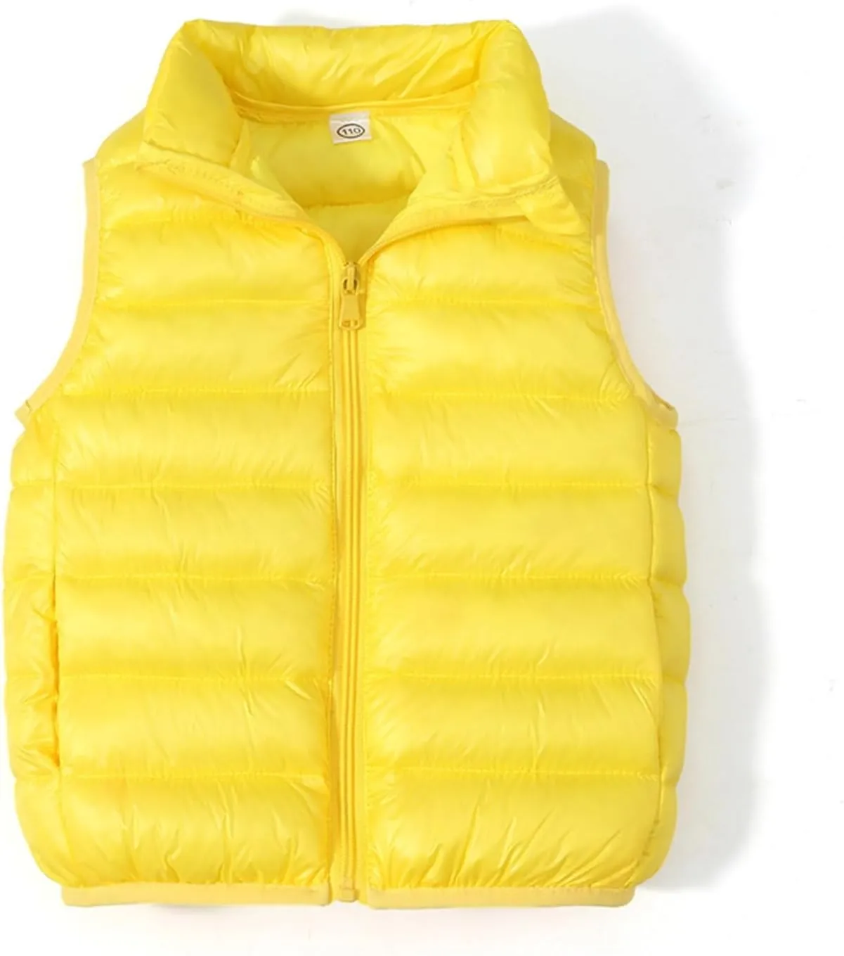 Unisex Baby Vest Stand Up Zip Up Sleeveless Jacket for Winter Fall Hooded Coats for Teen Girls