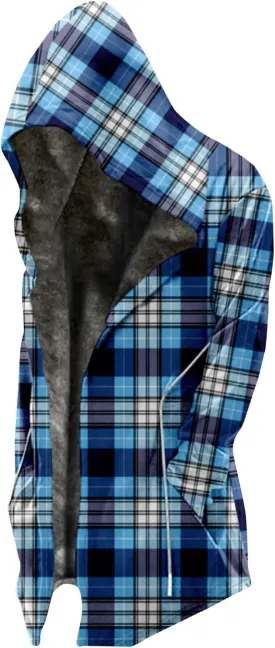 Winter Coats for Men With Hood Long Sleeve Heavyweight Warm Fleece Jacket, M-6XL