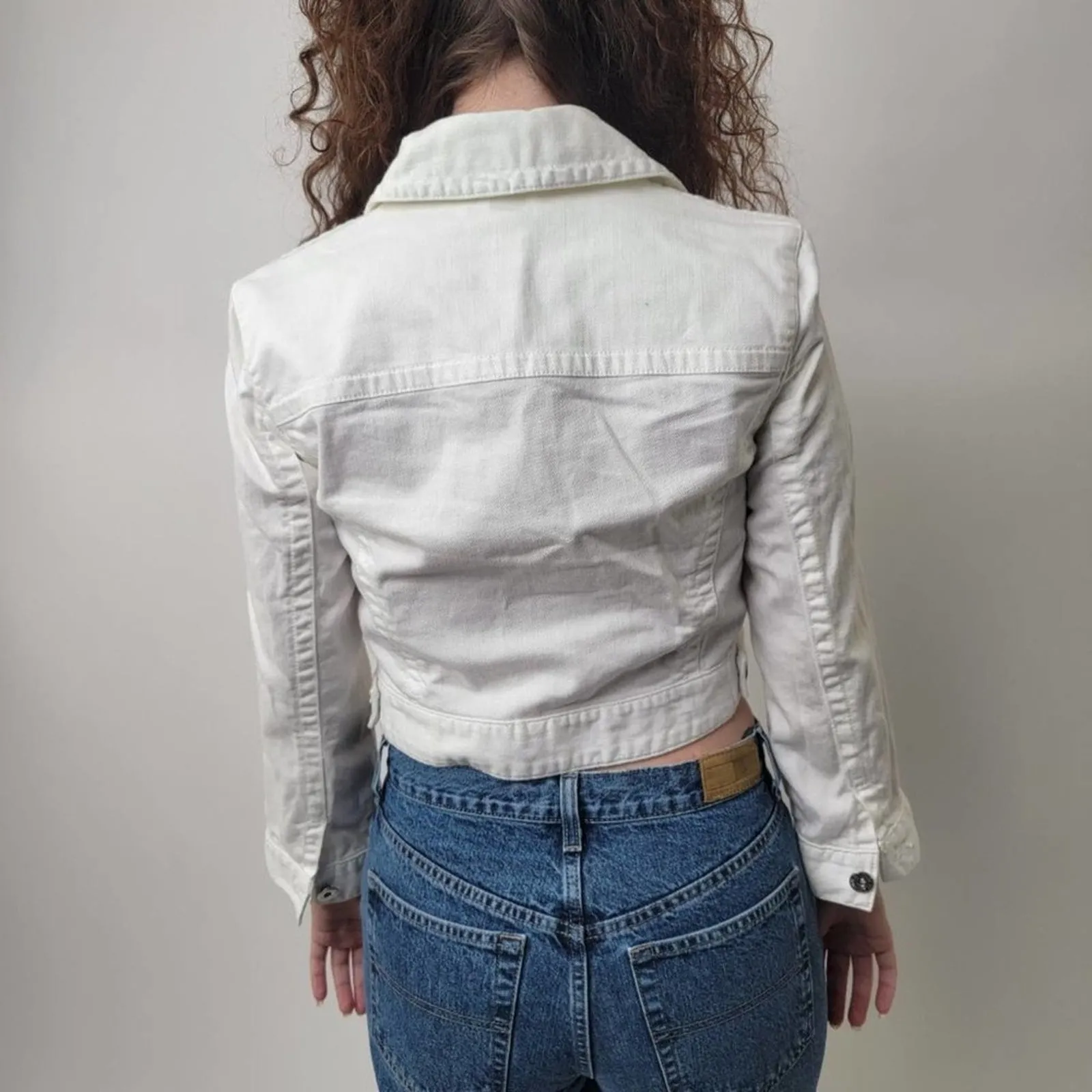 y2k Cropped Bell Sleeve Jacket - S/0