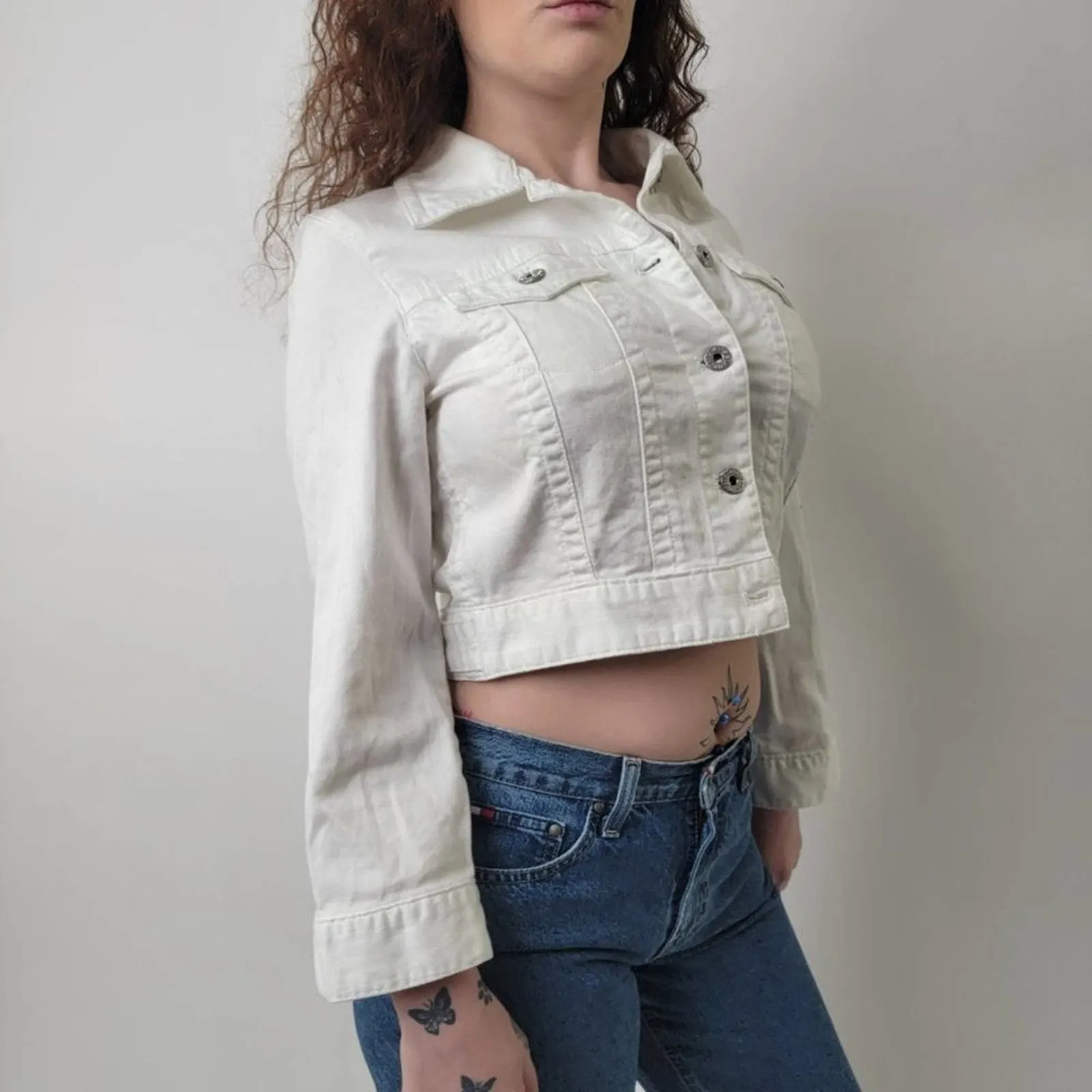 y2k Cropped Bell Sleeve Jacket - S/0